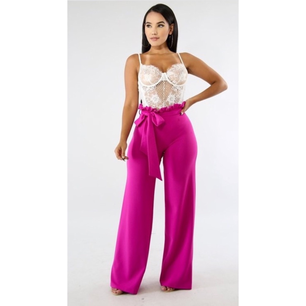 Petal waist pants